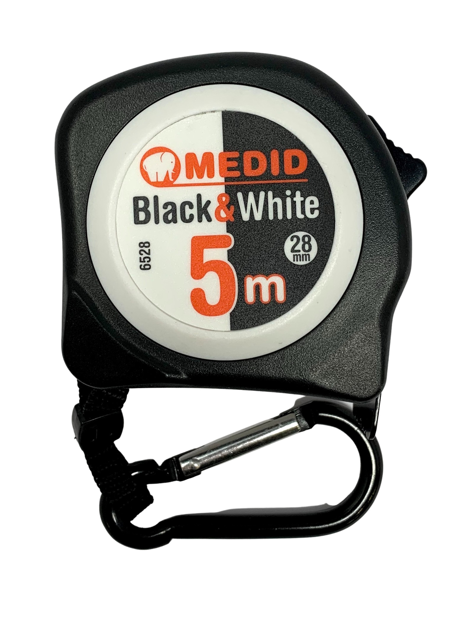 Flexómetro MEDID Black &amp; White 5 m x 28 mm- ref 6528