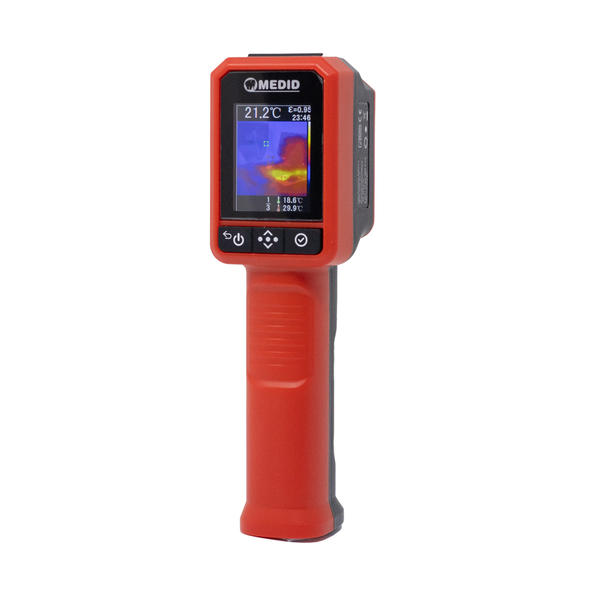 Vista isométrica Cámara Teromgráfica MEDID