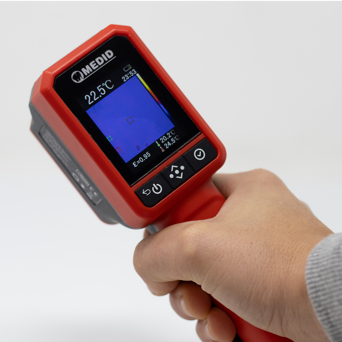 Vista tamaño real Cámara Térmica MEDID