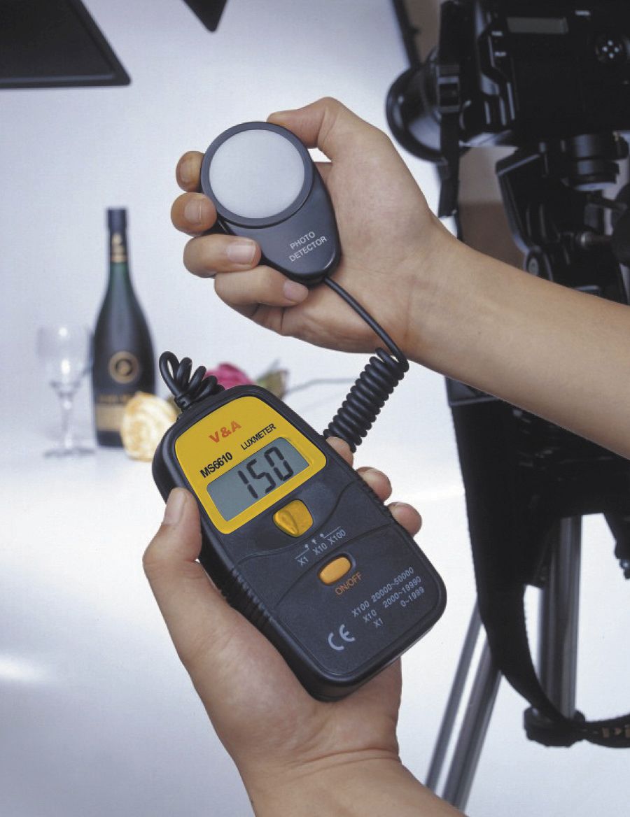 Luxómetro digital 126 x 72 x 27 mm