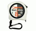 Flexómetro BLACK &amp; WHITE 8 m x 28 mm - ref.6828