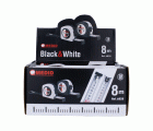 Flexómetro MEDID Black &amp; White 8 m x 28 mm- ref 6828