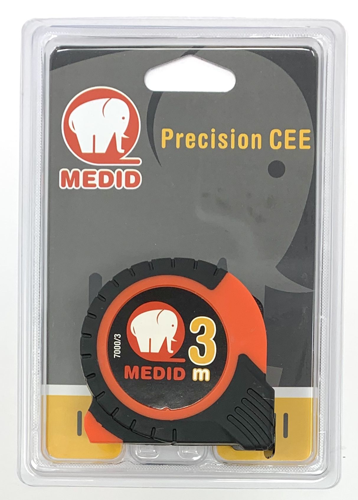 Flexómetro anti-choque  3 m x 19 mm - ref.70003