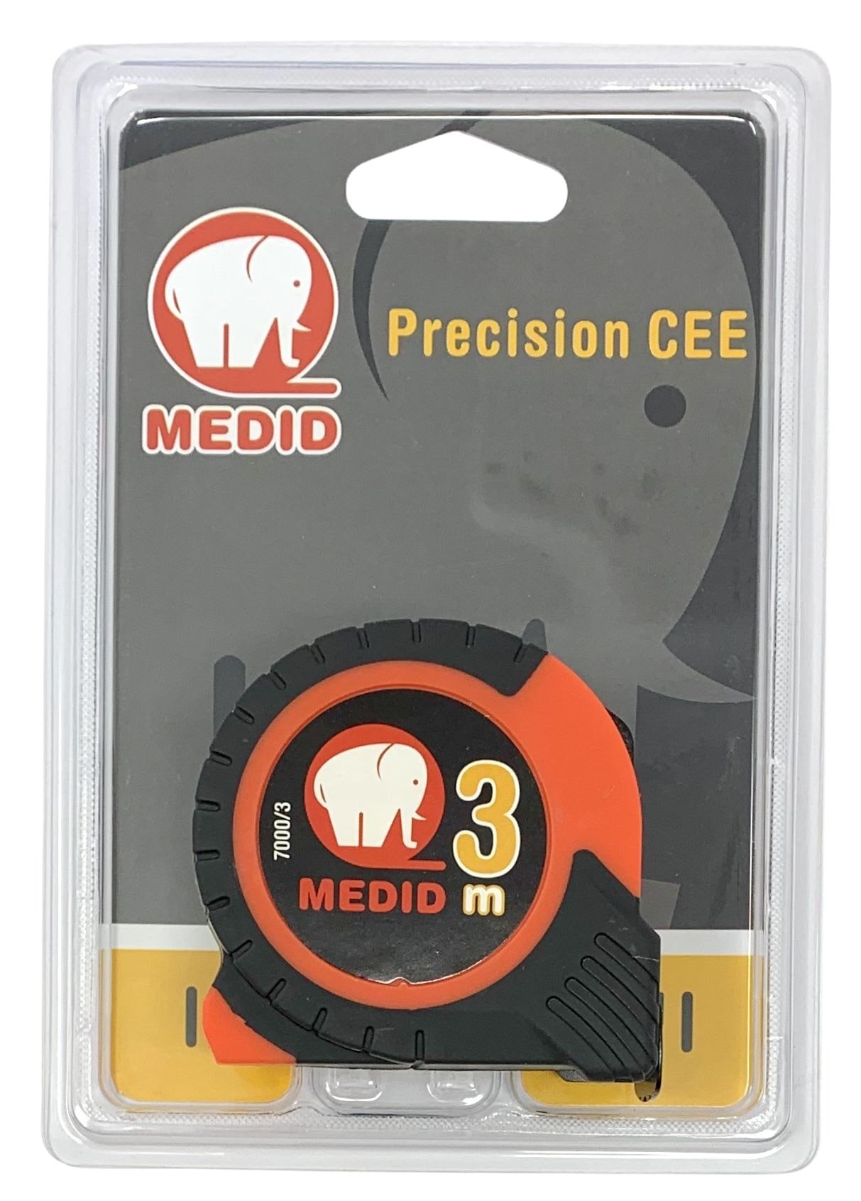 Flexómetro anti-choque  3 m x 19 mm - ref.70003