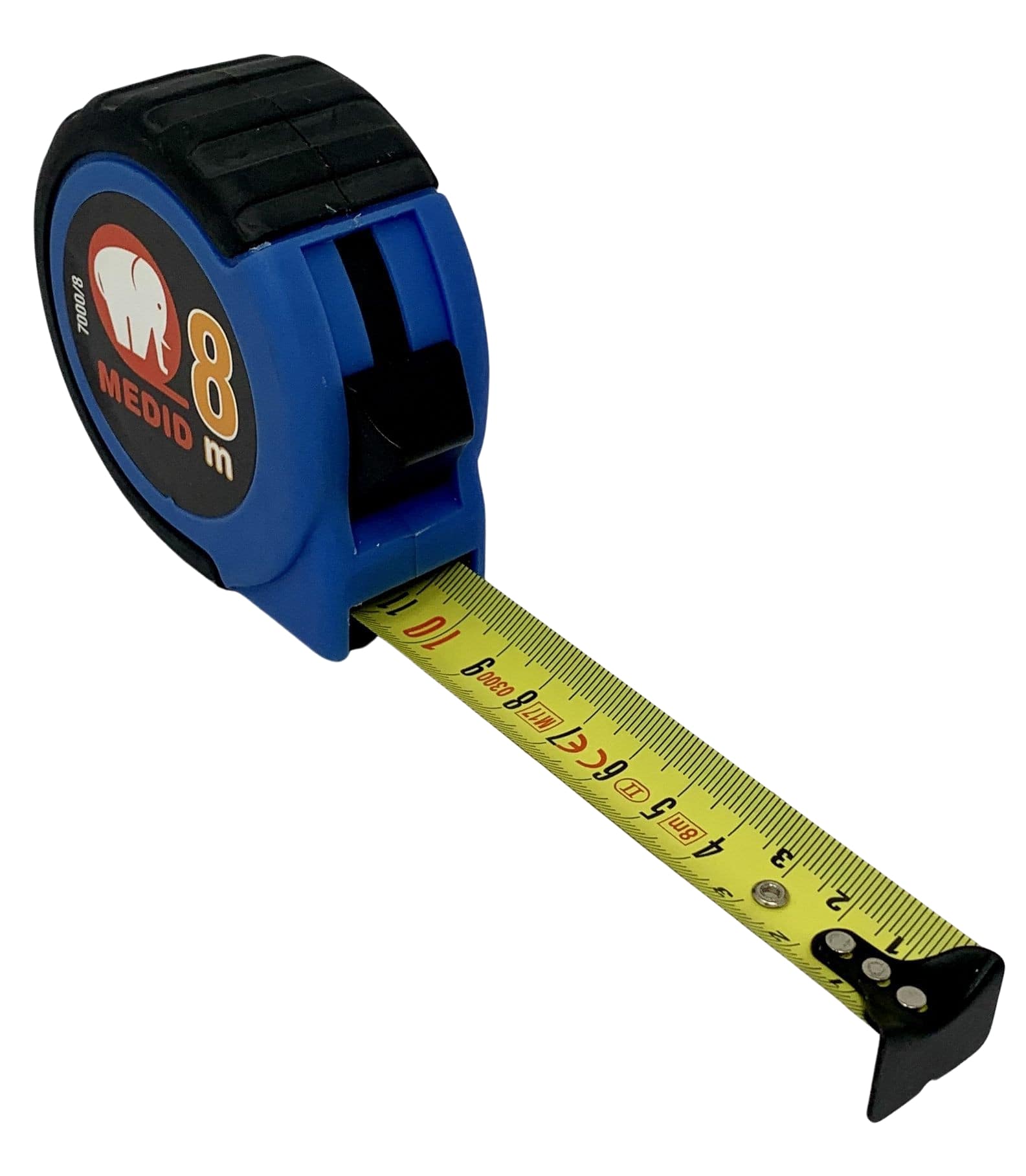 Flexómetro anti-choque  8 m x 25 mm - ref.70008