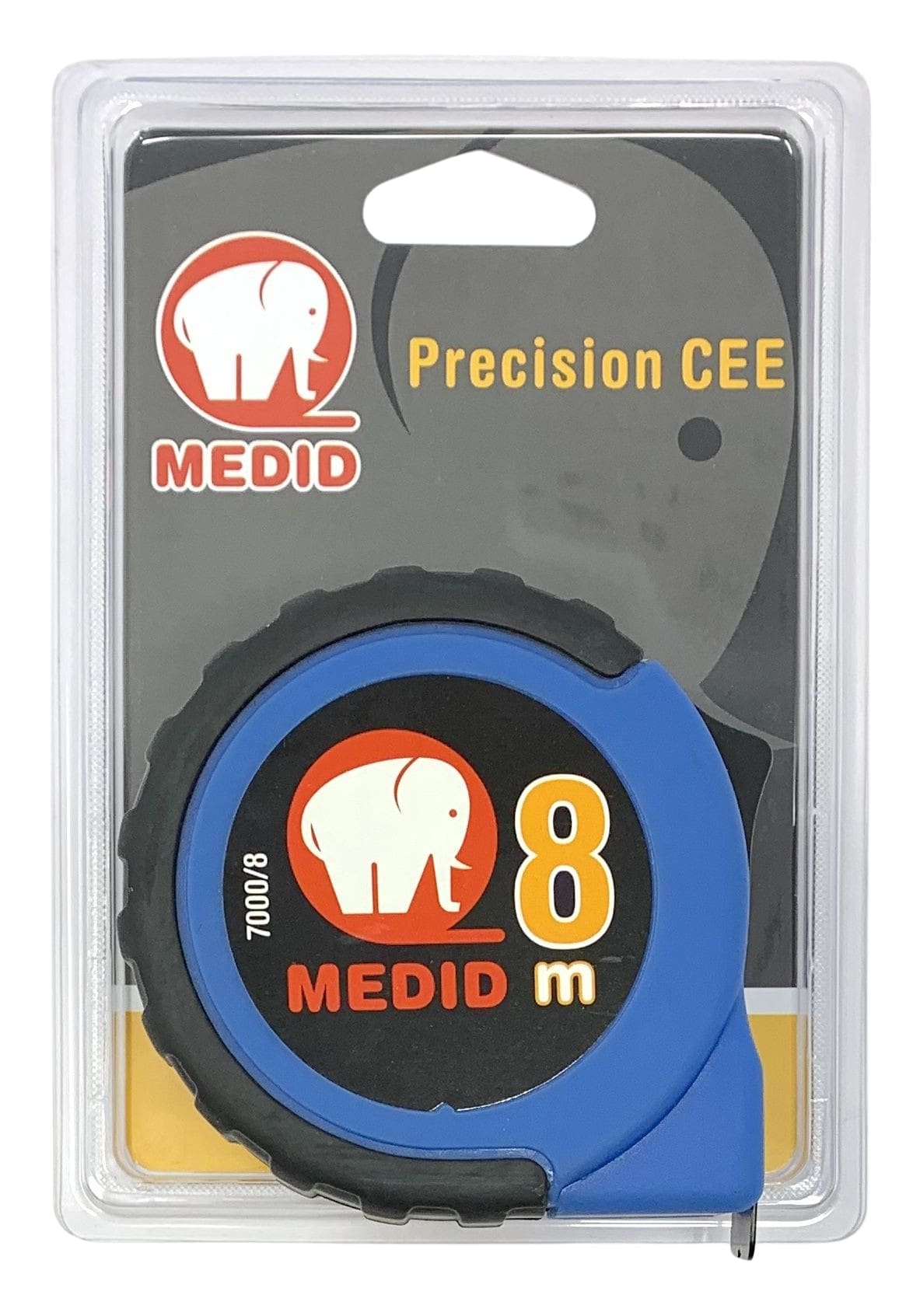 Flexómetro anti-choque  8 m x 25 mm - ref.70008