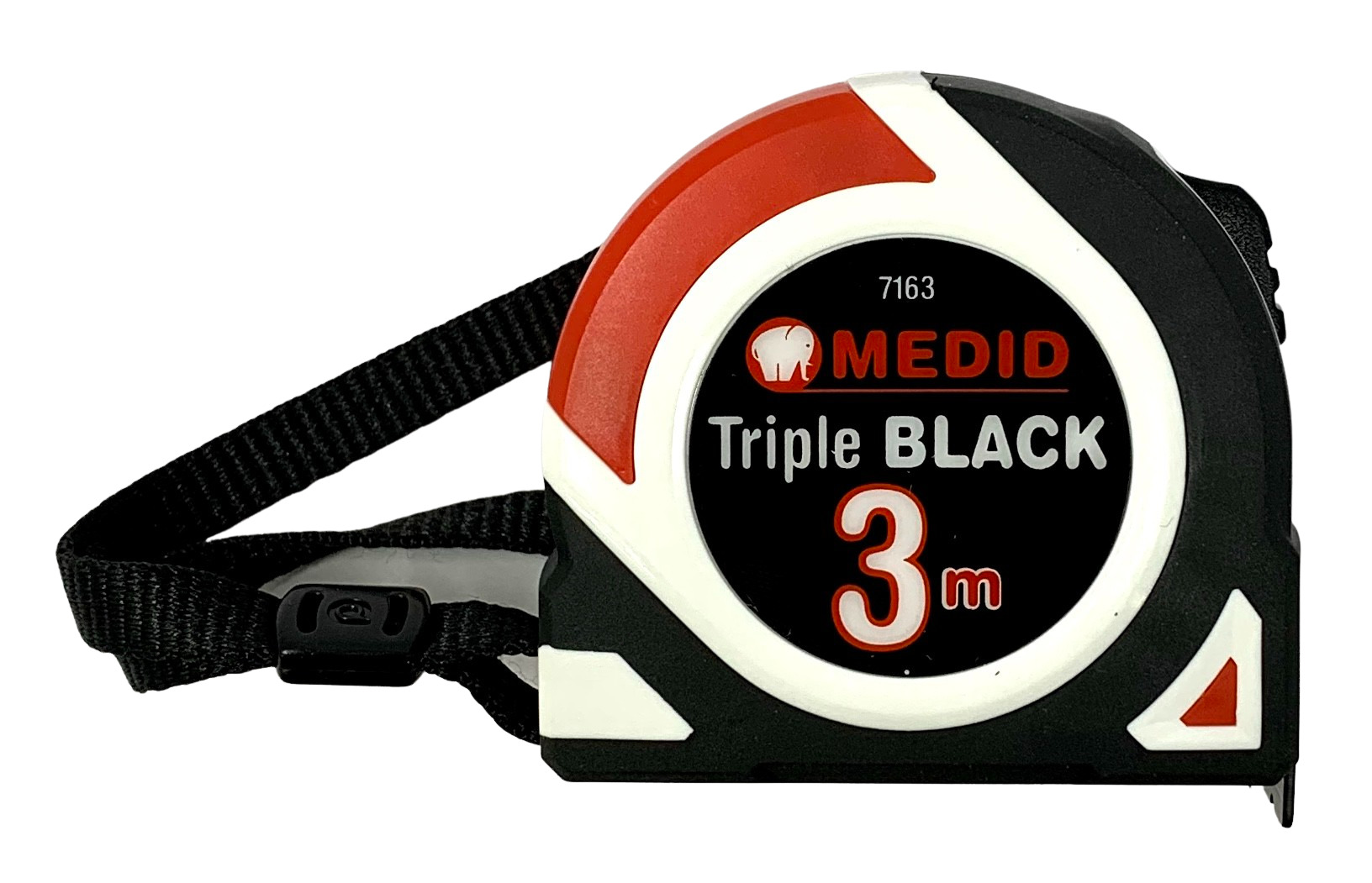 Flexómetro MEDID Triple BLACK 3 m x 16 mm Ref 7163