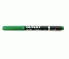 Rotulador tinta indeleble de secado rápido de color verde punta de 1 mm - ref.723