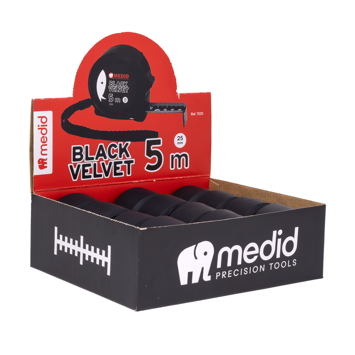 Flexómetro MEDID Black Velvet