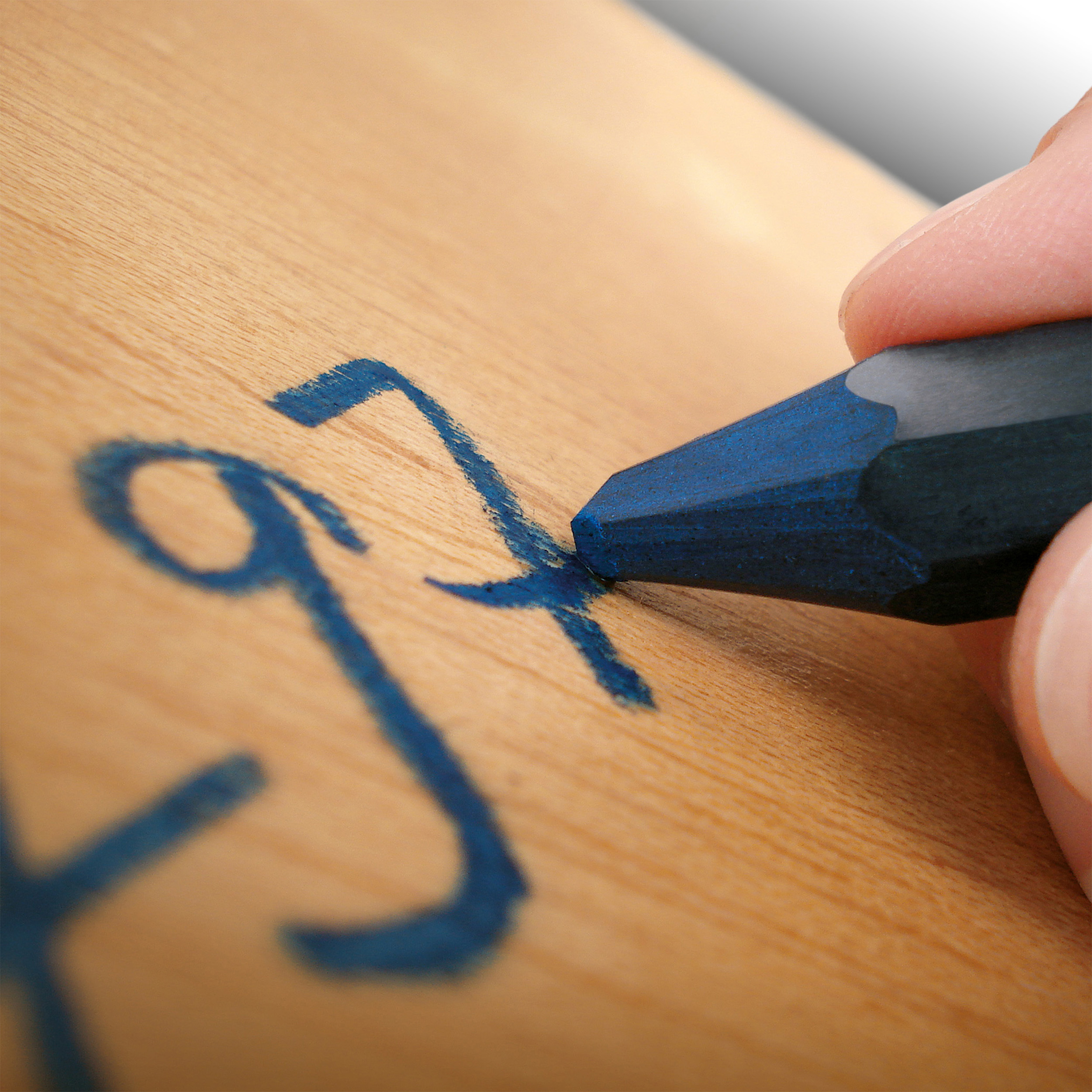 Tiza profesional base óleo de color azul - ref 7972