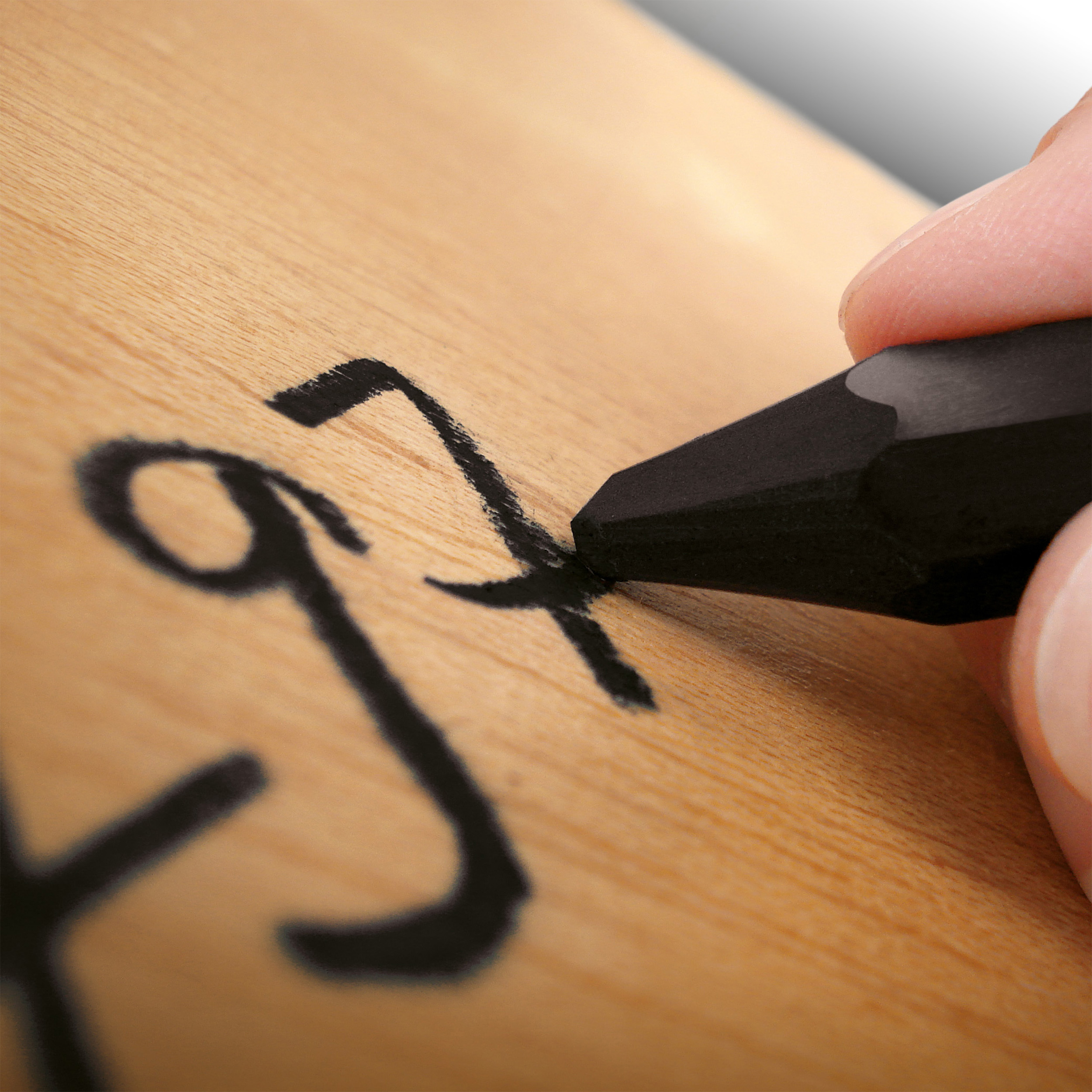 Tiza profesional base óleo de color negro - ref 7973