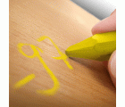 Tiza profesional base óleo de color amarillo - ref 7975