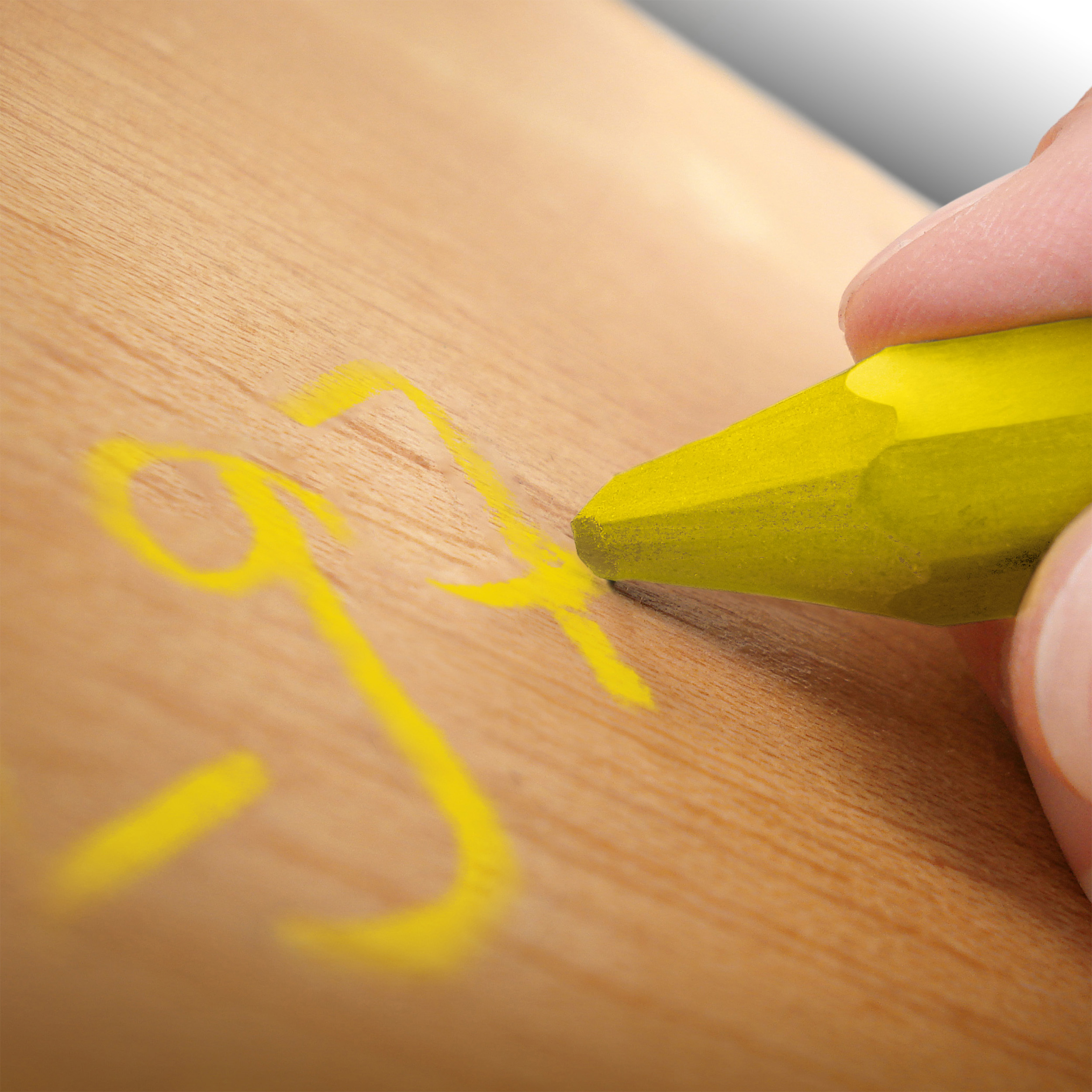 Tiza profesional base óleo de color amarillo - ref 7975