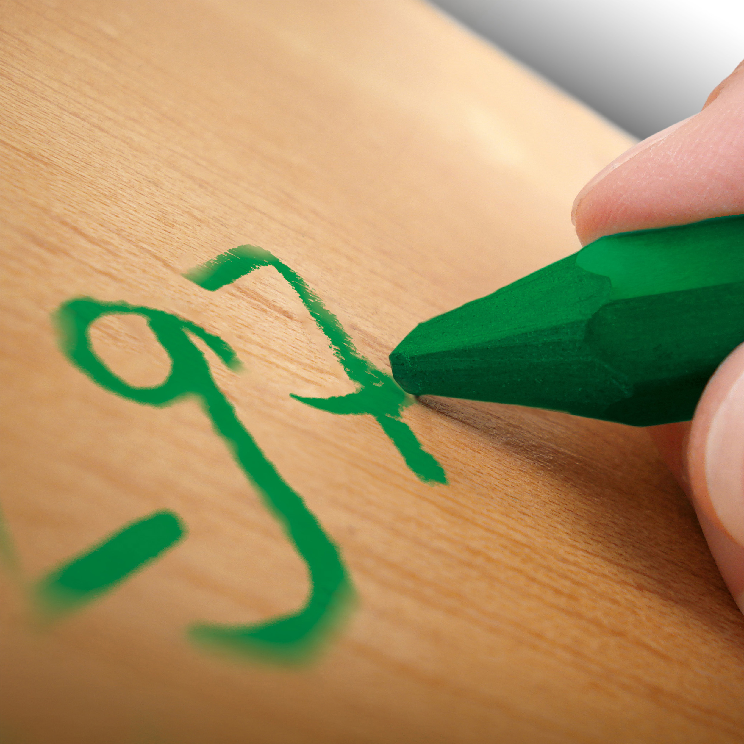 Tiza profesional base óleo de color verde - ref 7976