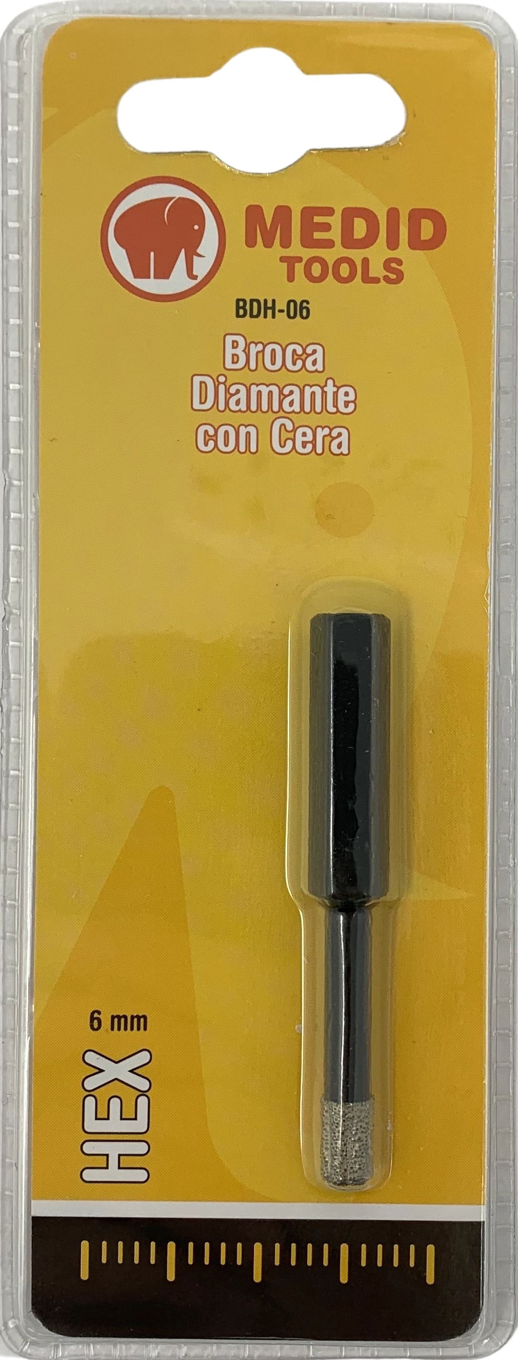 Broca diámetro 6 mm HEX CERA