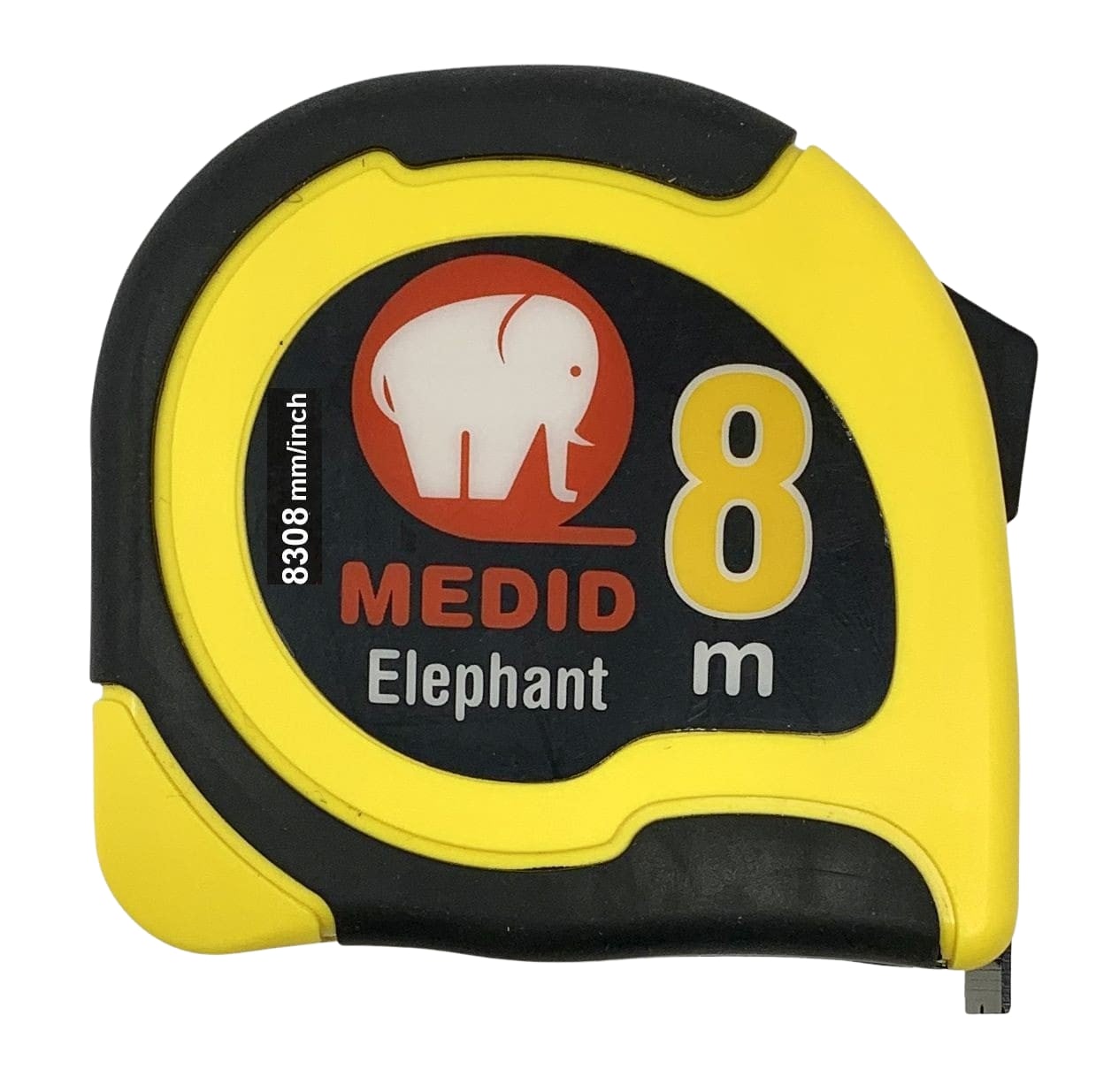 Flexómetro MEDID ELEPHANT 8 m x 25 mm cm + pulgadas Ref 8308MP