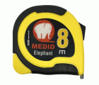 Flexómetro MEDID ELEPHANT 8 m x 25 mm cm + pulgadas Ref 8308MP