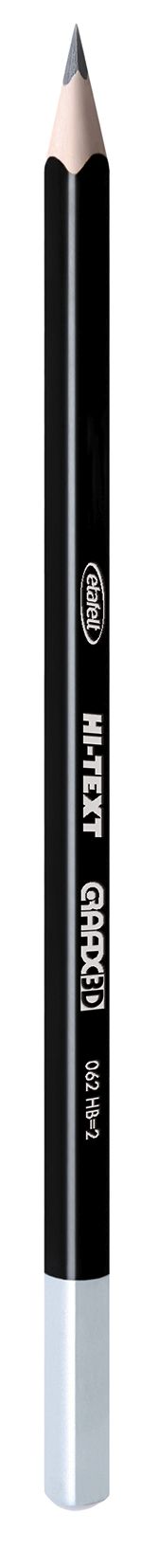 Lápiz de grafito triangular. Mina HB2. Caja de 12 unidades - ref.833