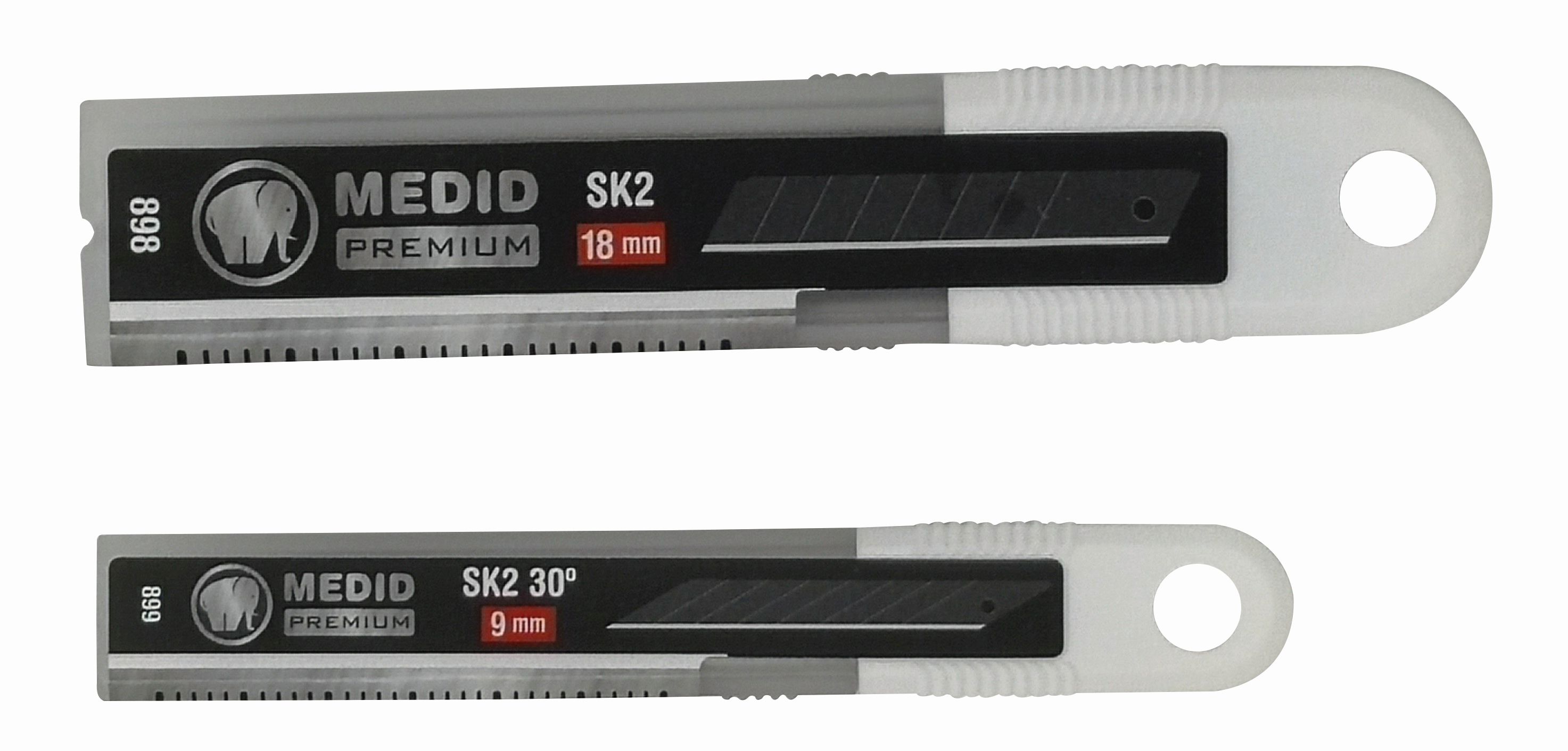 Hojas de recambio PREMIUM SK2 9 mm 30º (10 un)