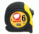 Flexómetro funda goma ABS+elastollan 6 m x 25 mm - ref.9256