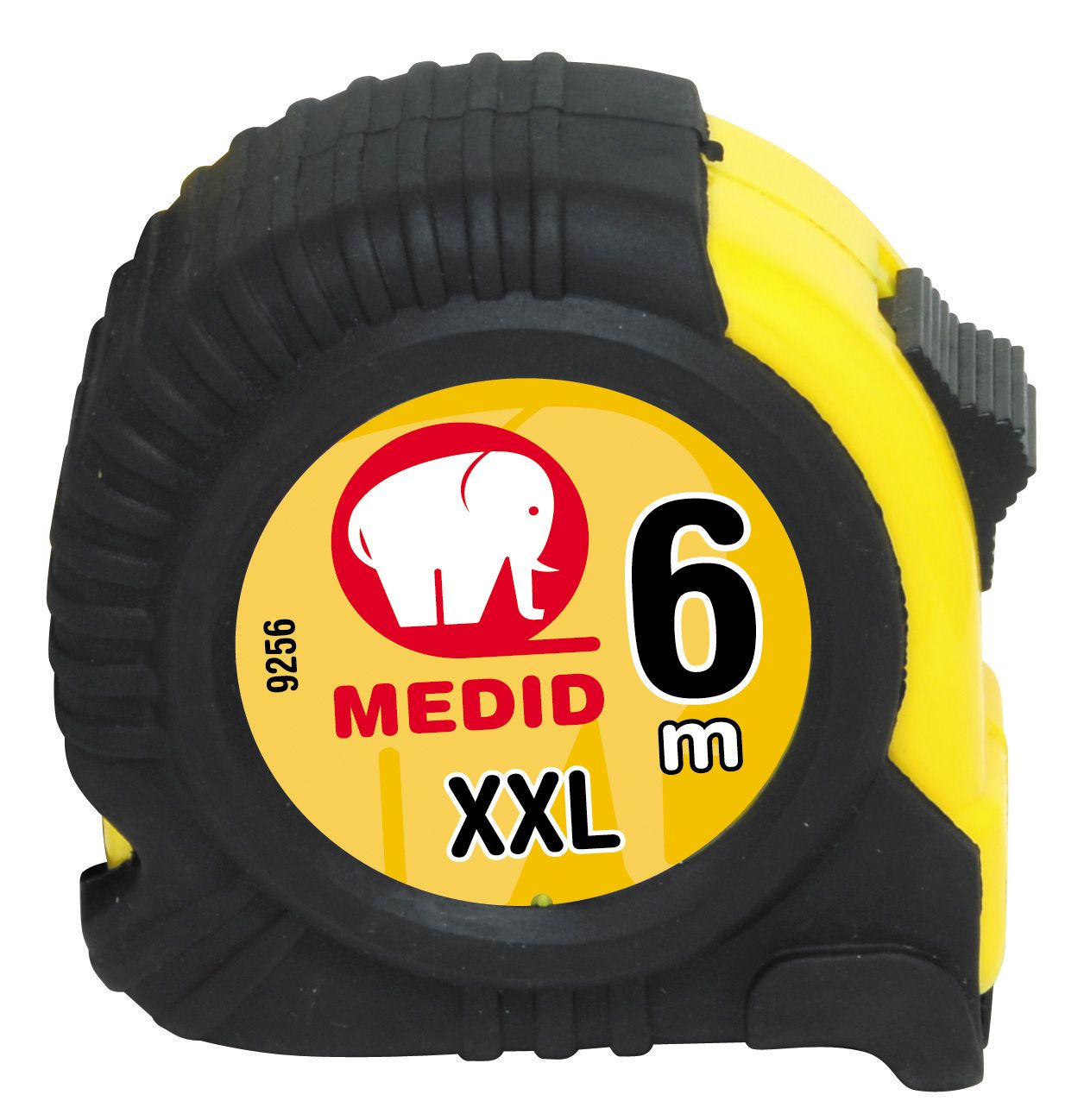 Flexómetro funda goma ABS+elastollan 6 m x 25 mm - ref.9256