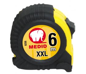 Flexómetro funda goma ABS+elastollan 6 m x 25 mm - ref.9256