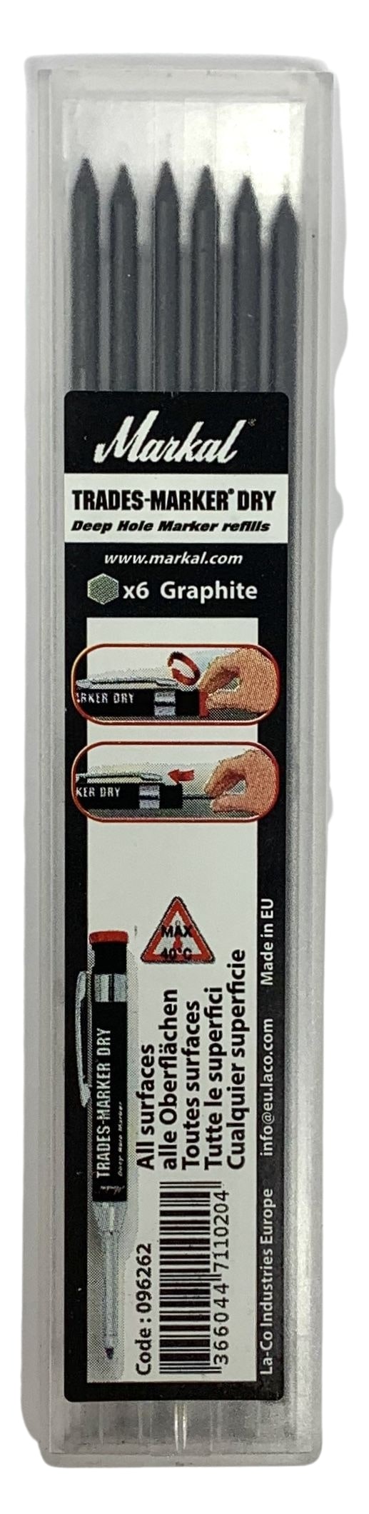 Minas de recambio para ref.96264 de color negro - ref.96262