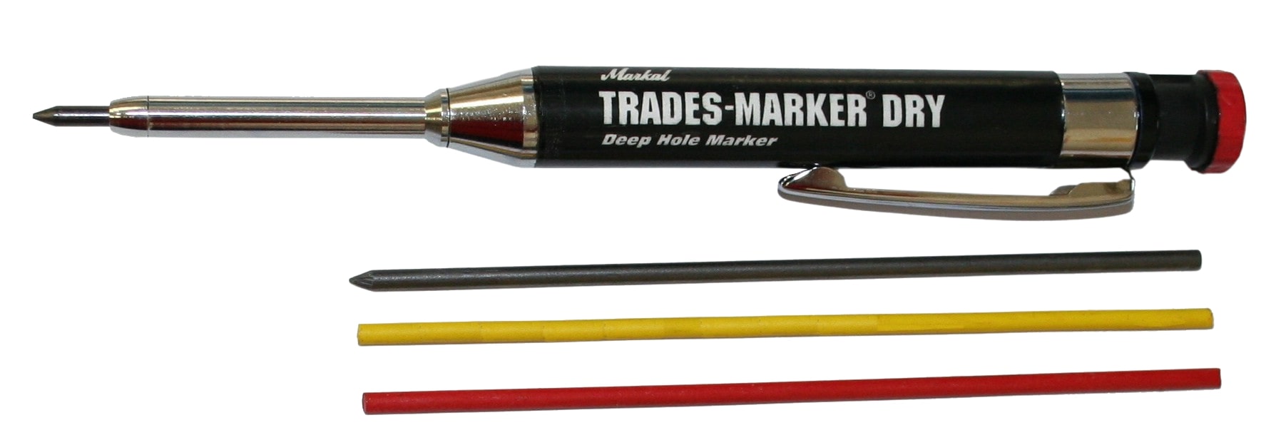 Portaminas profesional con punta larga + 6 minas de colores surtidos - ref.96264