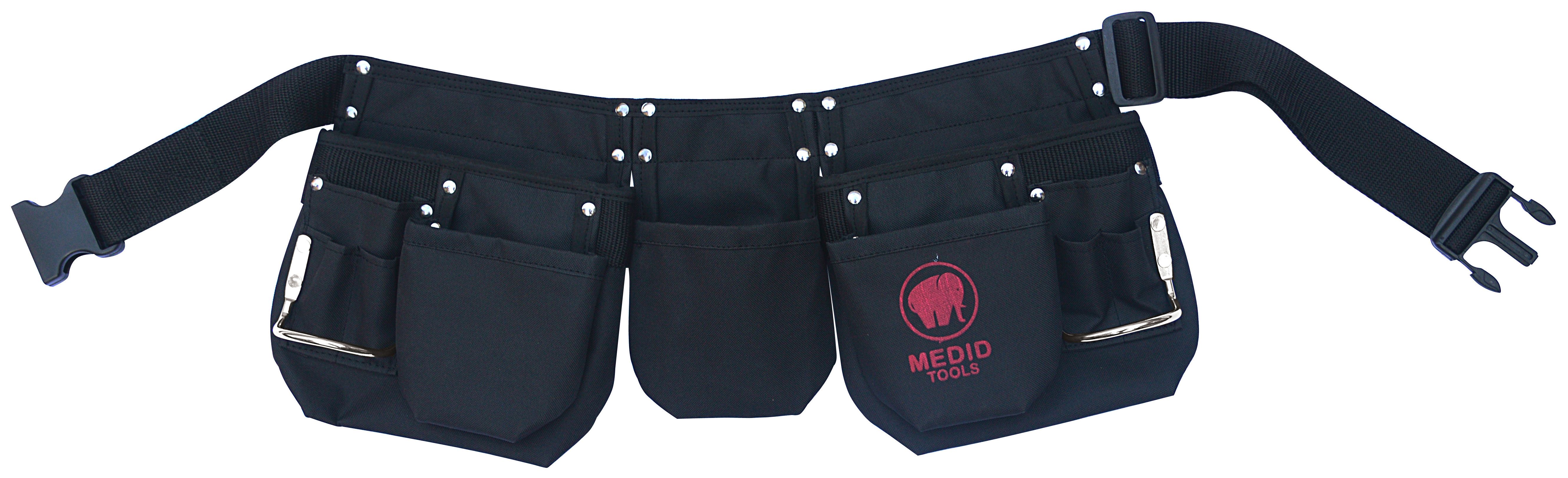 Porta-herramientas en nylon 10 bolsillos