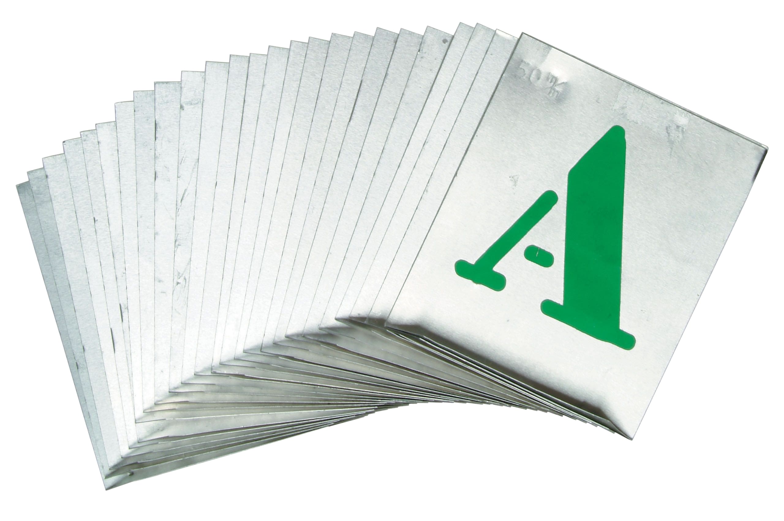 Letras de aluminio 50 mm - ref.A050