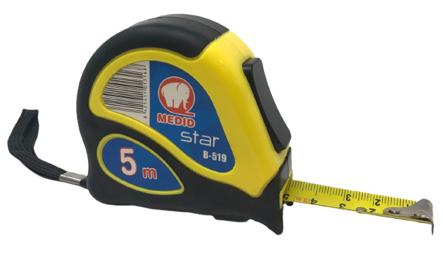 Flexómetro bimaterial 5 m x 19 mm - ref.B519