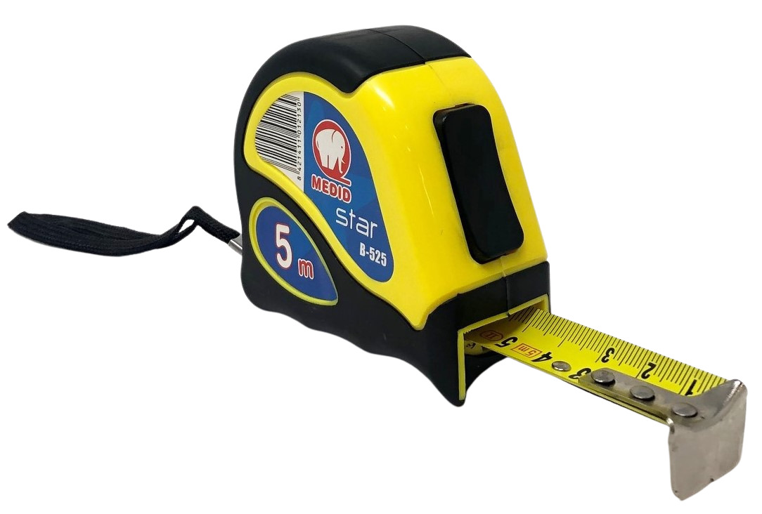 Flexómetro bimaterial 5 m x 25 mm - ref.B525