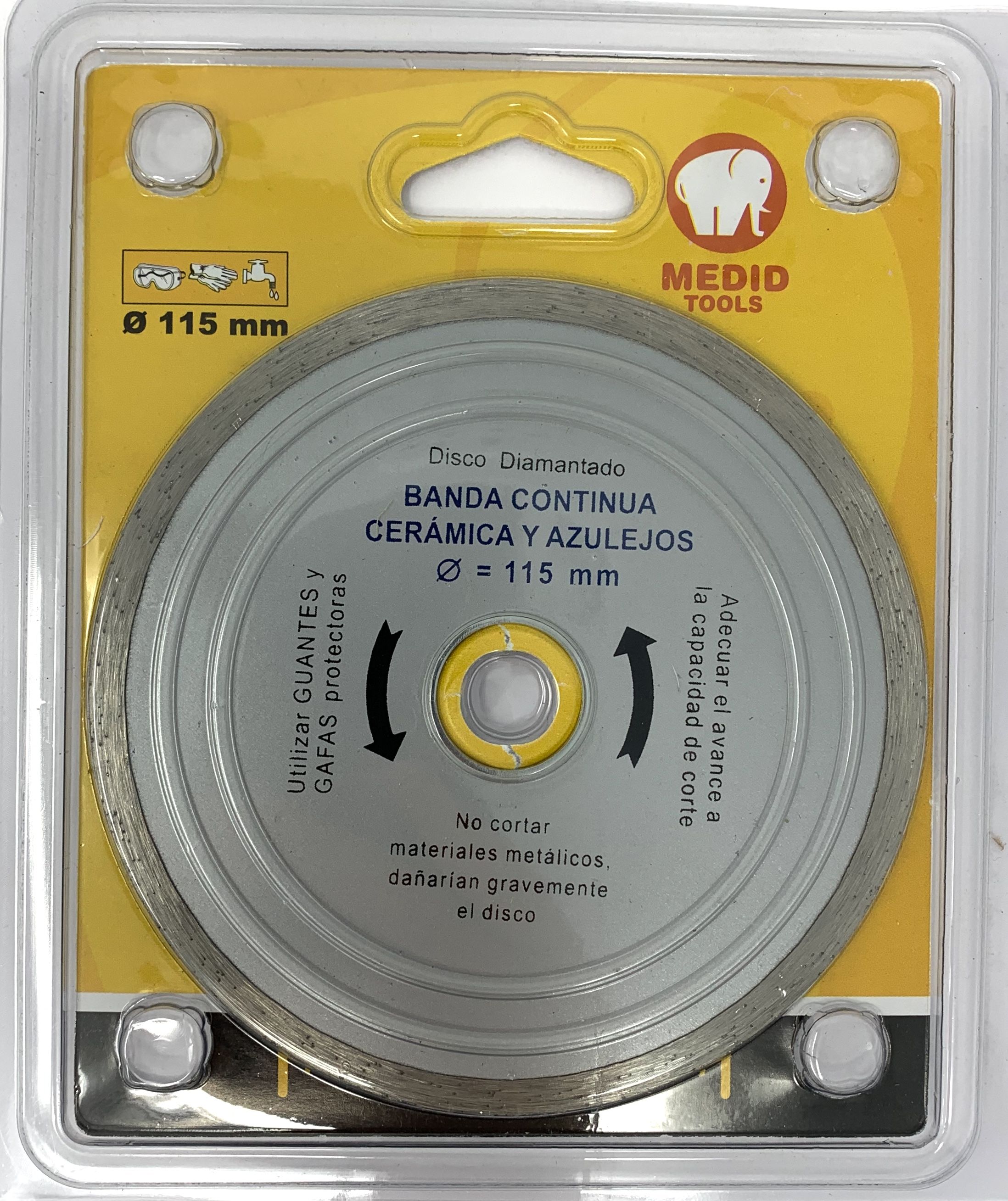 Disco banda continua para cerámica diámetro 115 mm