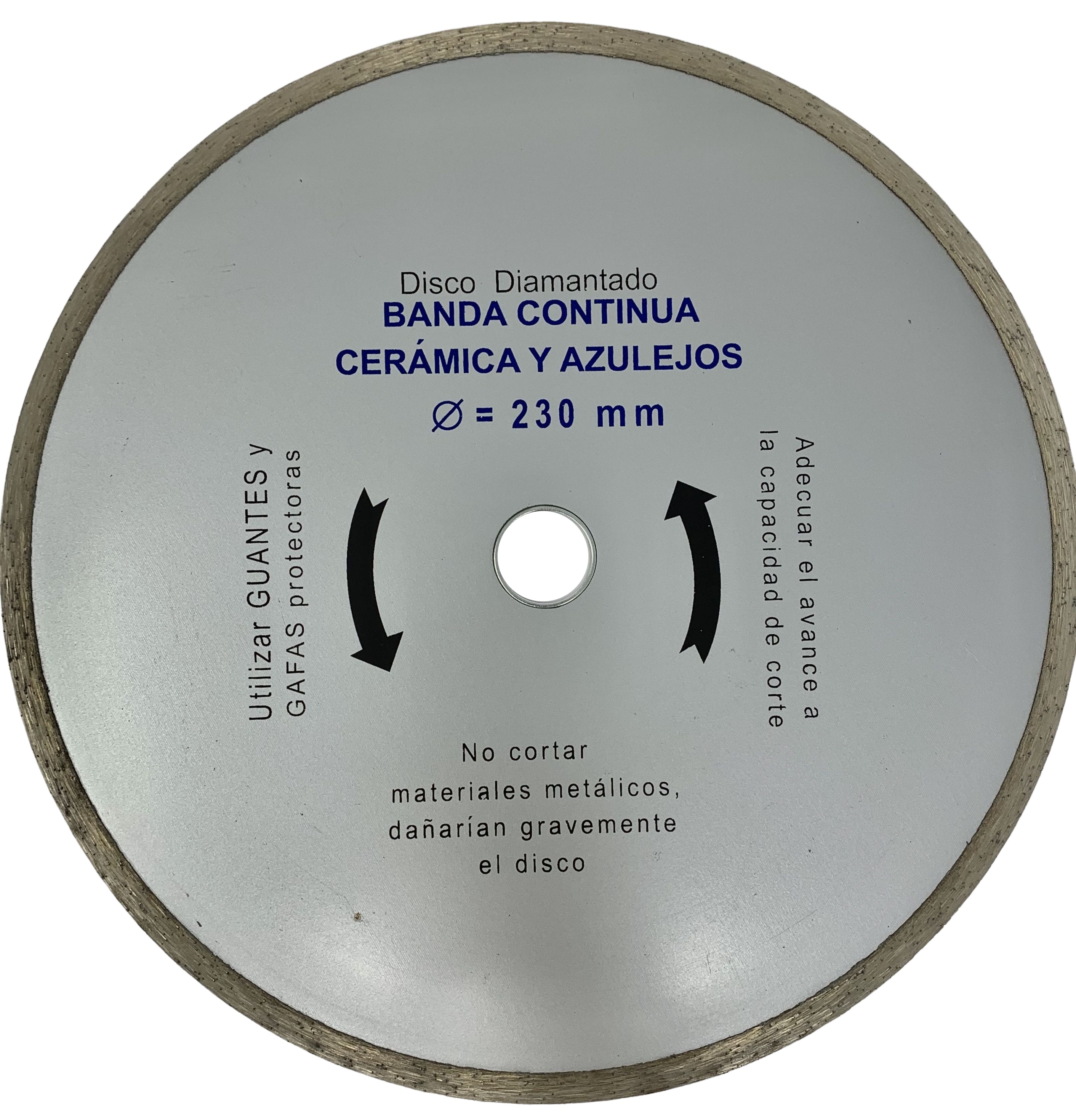Disco banda continua para cerámica diámetro 230 mm