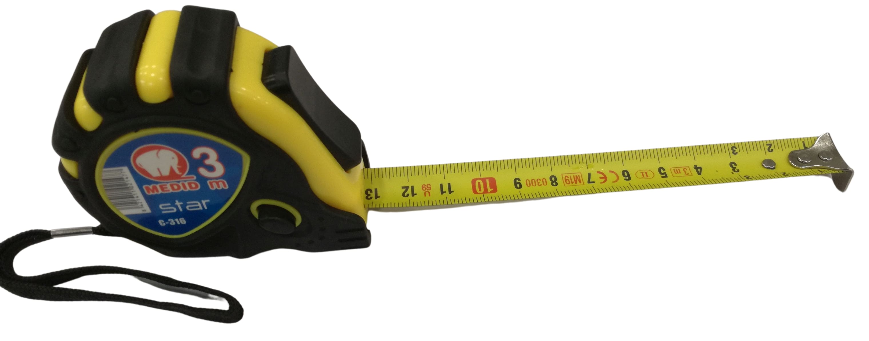 Flexómetro bimaterial 3 m x 16 mm - ref.C316