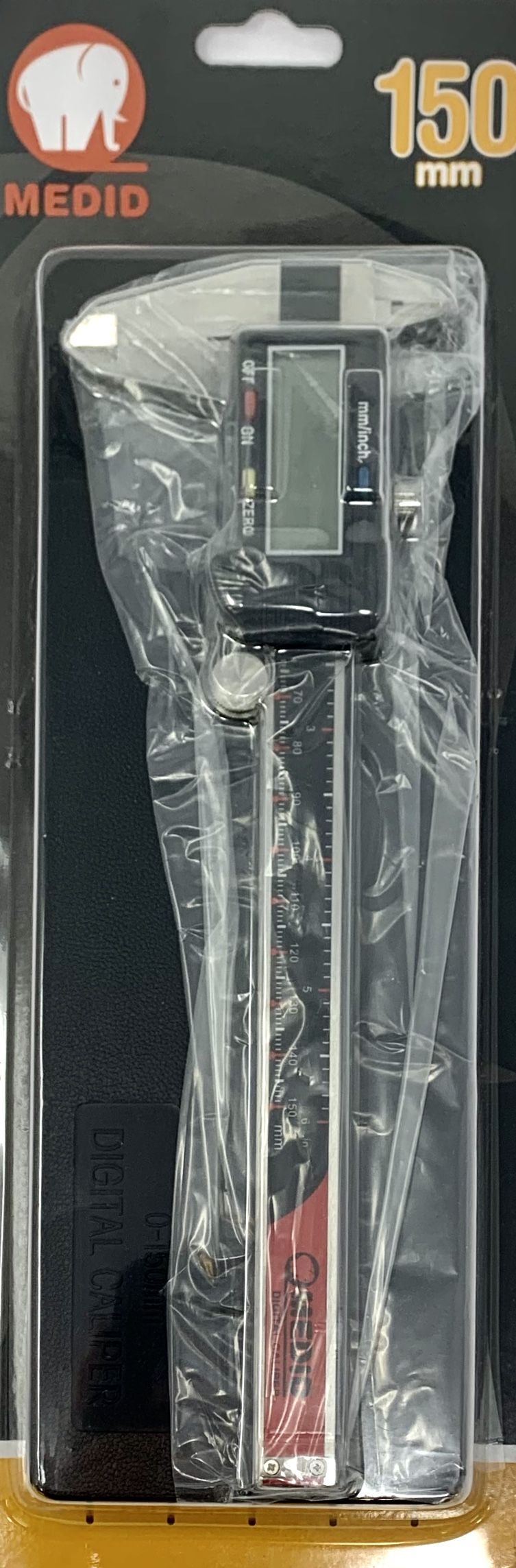 Calibre digital de acero inoxidable 150 mm. Precisión 0,01 mm