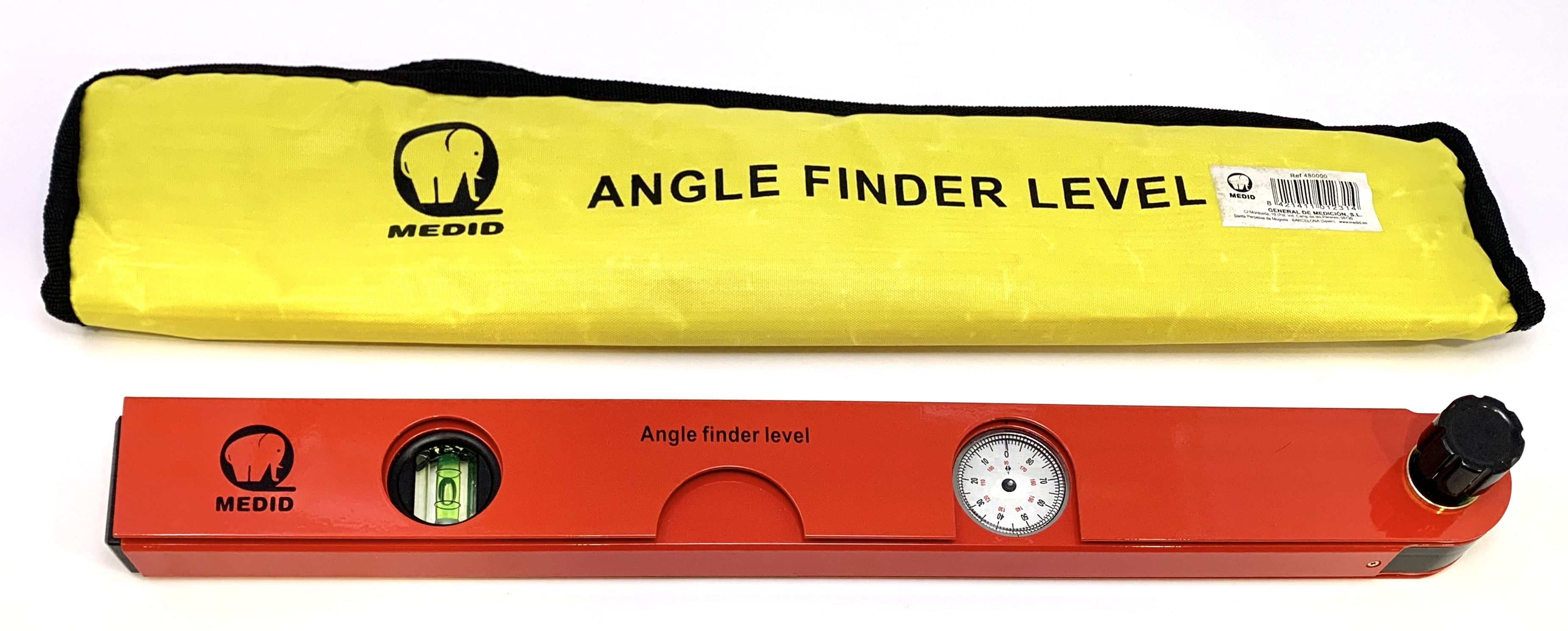 Escuadra aluminio analógica 480 mm 2 burbujas. Cap 0-220º - ref.480000