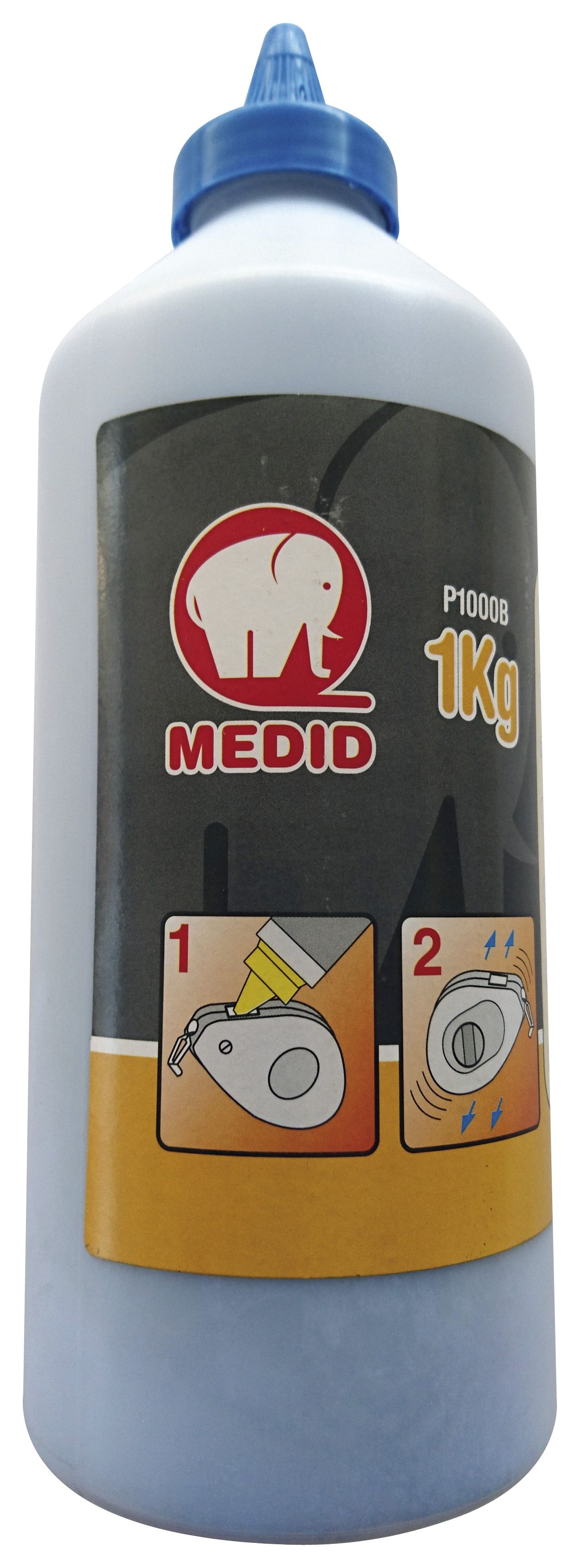 Polvo colorante para trazadoras 1000 gr de color azul