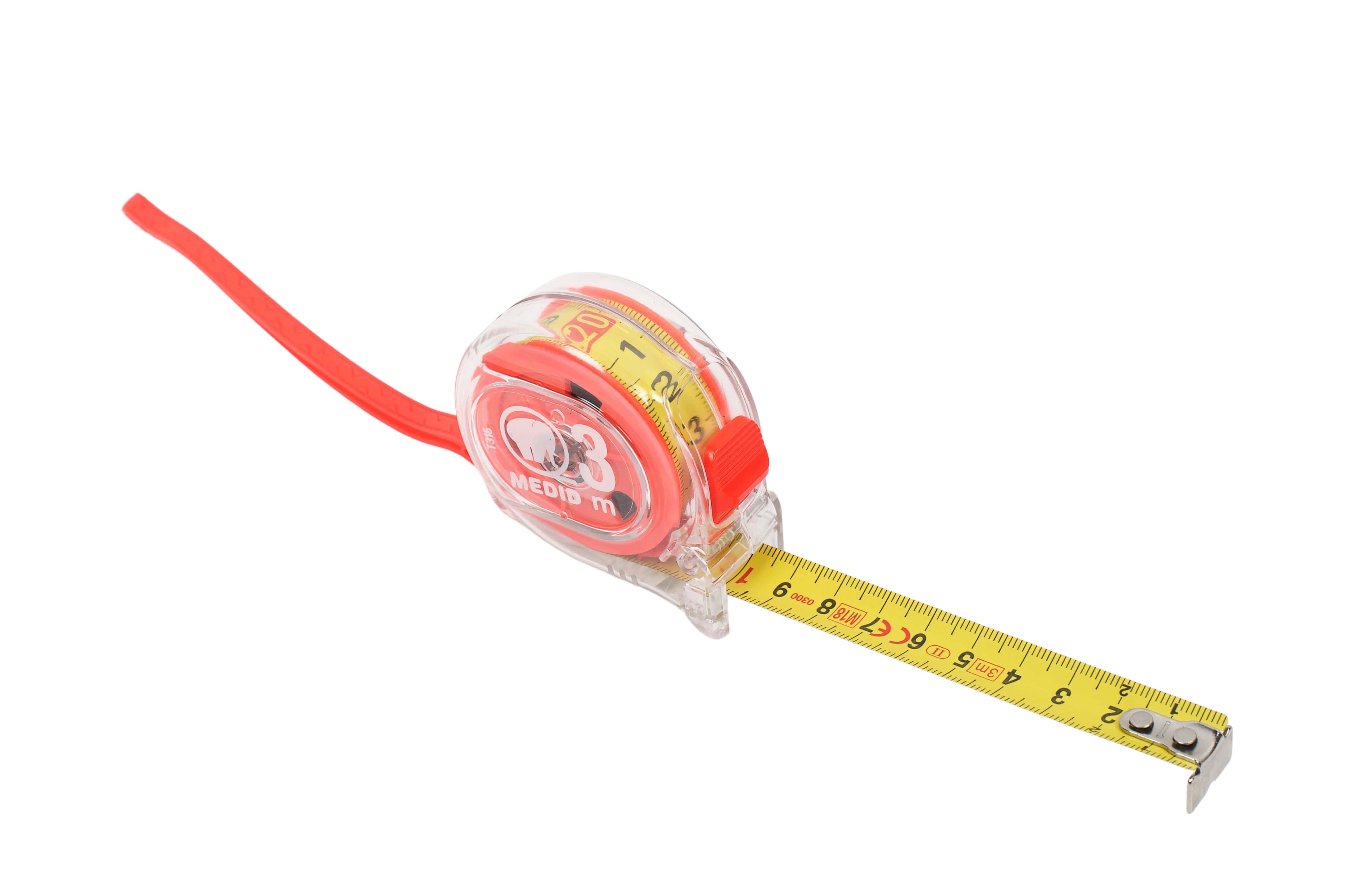 Flexómetro TRANSPARENTE 3M (3 m x 16 mm) - ref.T316