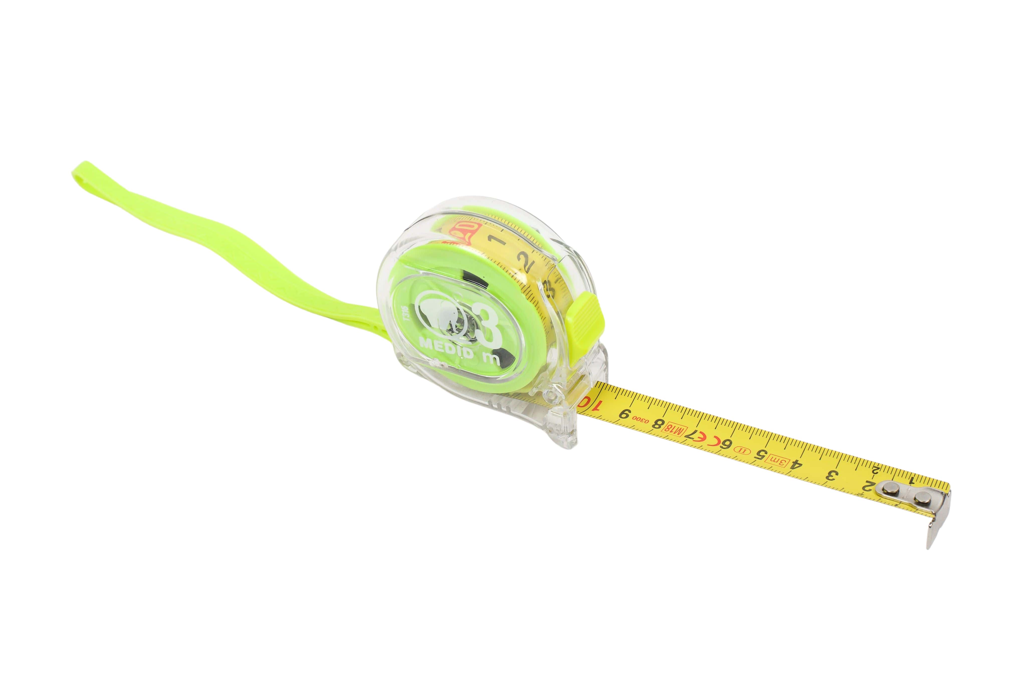 Flexómetro TRANSPARENTE 3M (3 m x 16 mm) - ref.T316
