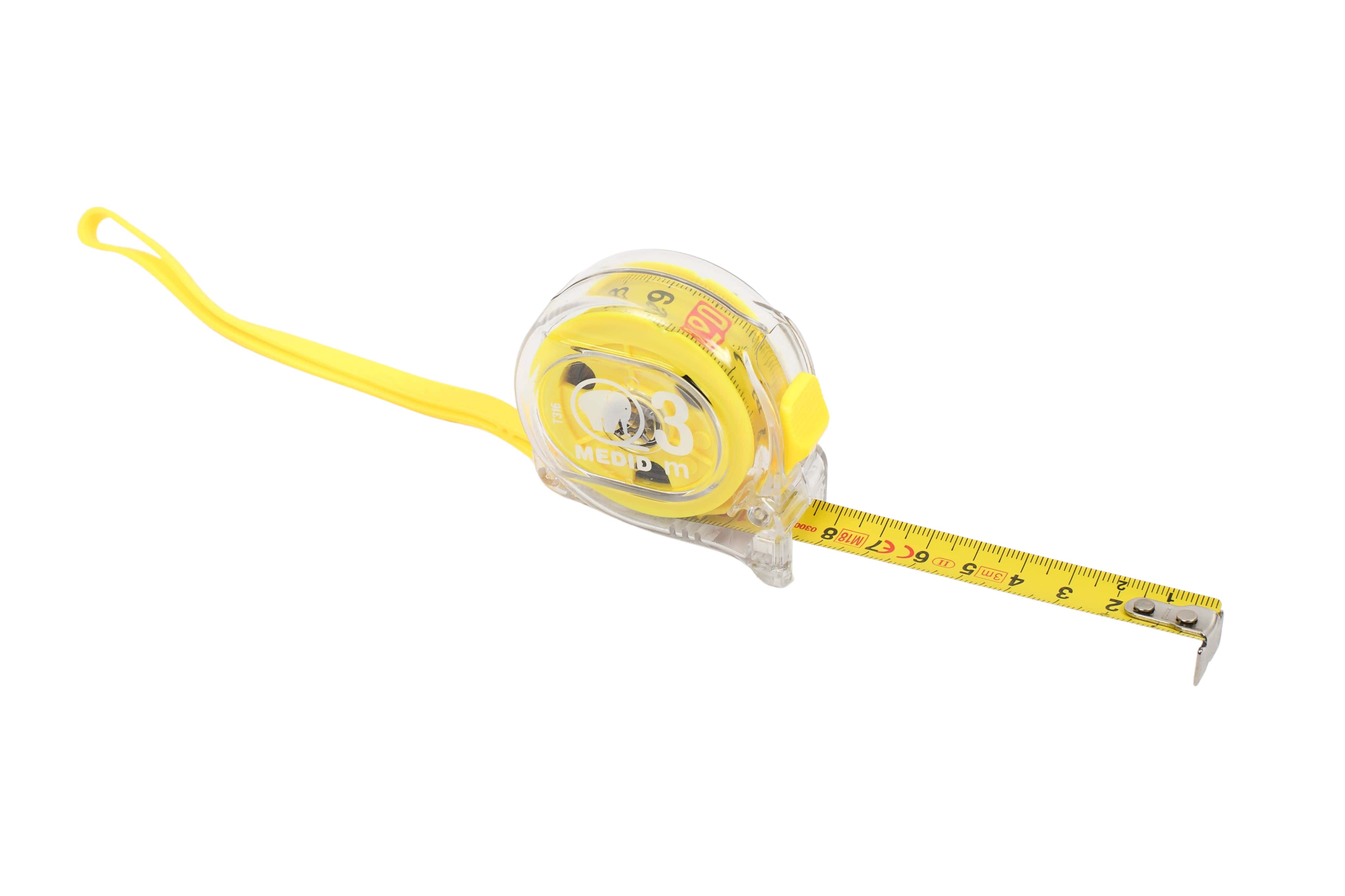 Flexómetro TRANSPARENTE 3M (3 m x 16 mm) - ref.T316