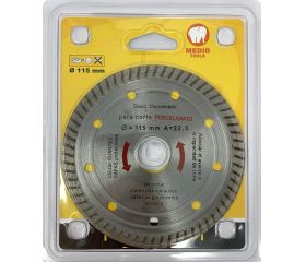 Disco para corte de cerámica y porcelanato diámetro 115 mm