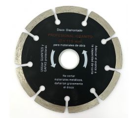 Disco segmentado profesional para granito diámetro 115 mm