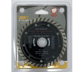 Disco turbo profesional para granito diámetro 115 mm