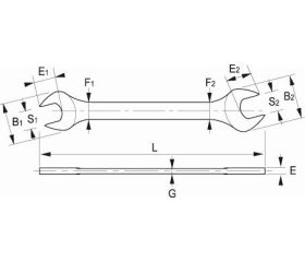 Llaves fijas de dos bocas | 10-0405-1/10-3032-1