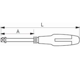 Mangos giratorios con cuadrado de 3/8