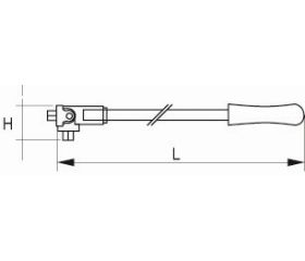Mango articulado de 3/4