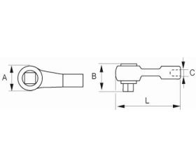 Cabezas redondas con 72 dientes para carracas reversibles de 1