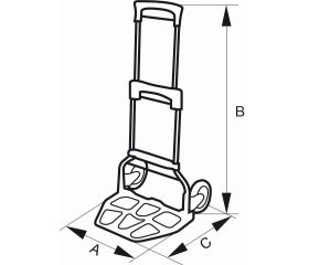 Transportador plegable con bandeja de aluminio | 1430FT120