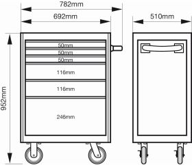 Carros HUB del almacenamiento E72 de 26